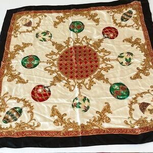 Echo Red and Green Holiday Scarf